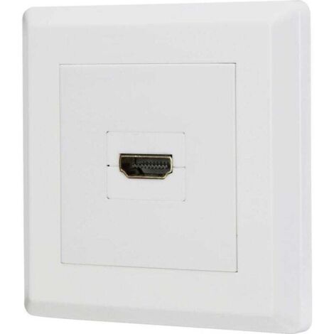 Adaptateur HDMI Femelle-Femelle Blanc avec Contacts Dorés – Modèle RF-4724906 Y851322 (1/4)