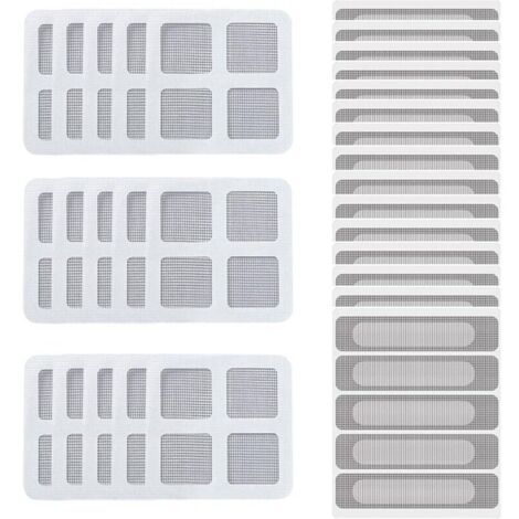 Kit de réparation pour fenêtres et moustiquaires – 30 pièces, aluminium et plastique, idéal maison/jardin (1/4)