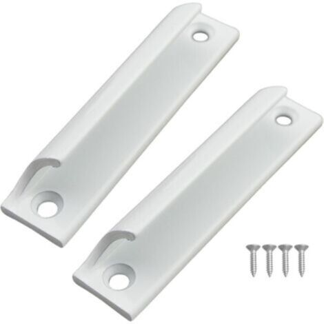 Poignées de porte extérieures pour balcon et terrasse – Lot de 2, en alliage d’aluminium robuste, fixation stable, design moderne (1/4)