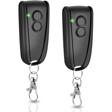 Télécommande 2 boutons pour portail et porte de garage – 433,92 MHz – Lot de 2 pièces – Compatible Ecostar RSC2/RSE2, Liftronic 500/700/800 (1/4)
