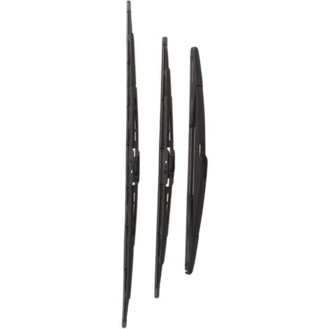 Kit essuie-glace avant et arrière pour Citroën C3 Mk1 (2002–2008) – 3 pièces, montage facile, compatible d’origine (1/4)