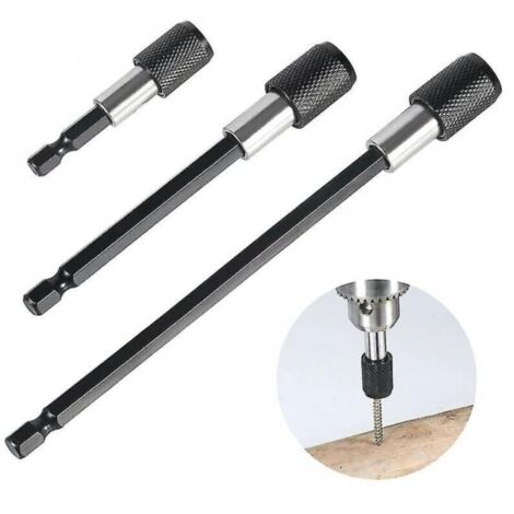 Rallonge électrique pour tournevis – Adaptateur rapide de douille réglable 60–150 mm, en acier trempé, livré à l’unité (1/4)