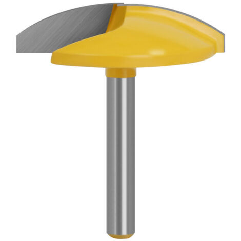 Fraise à mouler en carbure courbe et horizontale – tige 8 mm – outil de coupe professionnel pour bois – lot de 1 (1/4)
