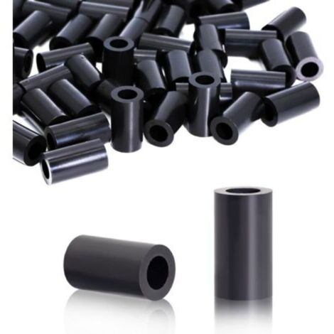 Rondelles d’espacement en ABS isolantes – 60 pièces M8 (14 × 25 mm) pour circuits imprimés et fixation électrique (1/4)
