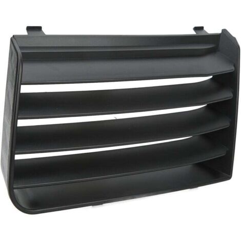 Grille avant supérieure gauche pour pare-chocs Seat Alhambra 7M (2000–2010) – Référence 7M7 853 653 01C, plastique noir (1/4)