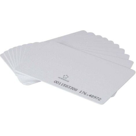 Carte transpondeur RFID 13,56 MHz – lot de 10 unités compatibles systèmes d’accès Y769571 (1/2)