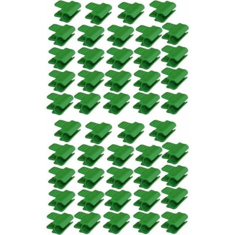 Colliers de serrage pour tuyaux de jardin – Lot de 48 pièces, diamètre extérieur 16 mm, en plastique résistant, pour film d’abri et piquets (1/4)