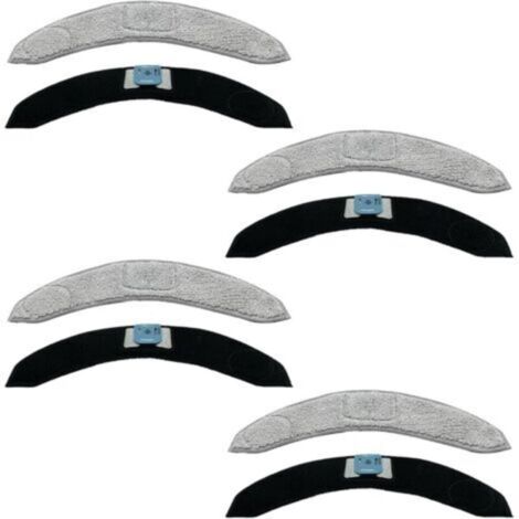 Chiffons lavables réutilisables pour robot aspirateur – Lot de 8 pièces compatibles J7, J7+, J9+ – Idéal bureaux & locaux professionnels (1/4)