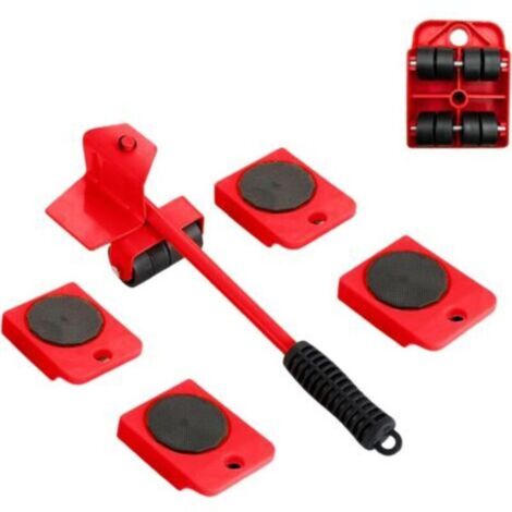 Roulettes de Déménagement pour Meubles – Kit de Levage et Transport Jusqu’à 150 kg – 4 Roues avec Poignée Ergonomique (1/4)