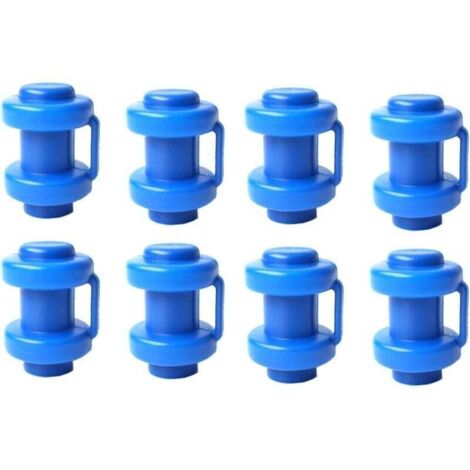 Cagoules de protection pour poteaux de trampoline – Diamètre 25 mm – Lot de 4 embouts en PVC résistant – Adapté à tous les filetages标准 (1/3)