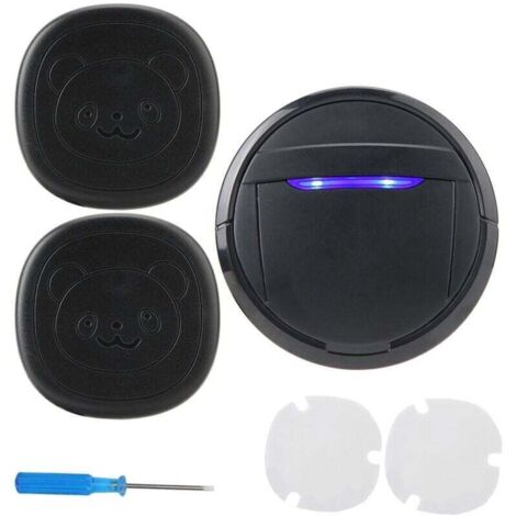 Sonnette sans fil étanche avec bouton tactile, alerte SOS pour chien – 2 émetteurs + 1 récepteur, compatible UE (1/4)