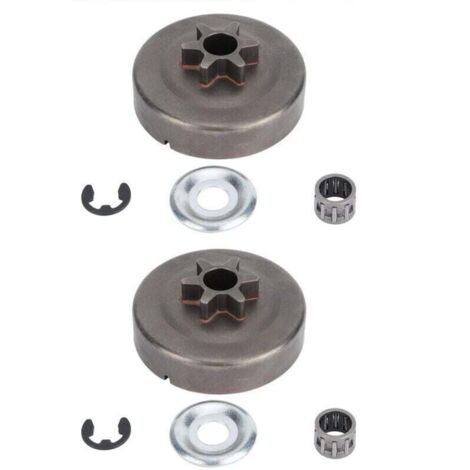 Pignon de tambour d’embrayage pour tronçonneuse – Lot de 2 pièces compatibles STIHL 017/018/021/023/025 et MS170 à MS250 (1/4)
