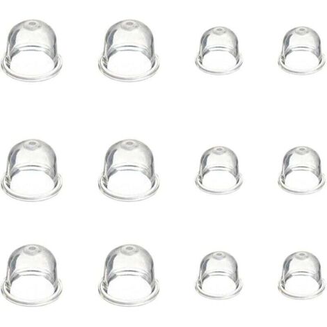 Poire d’amorçage pour carburateur – Lot de 12 pièces (diam. 19 mm et 22 mm) – Accessoire universel pour débroussailleuses (1/4)