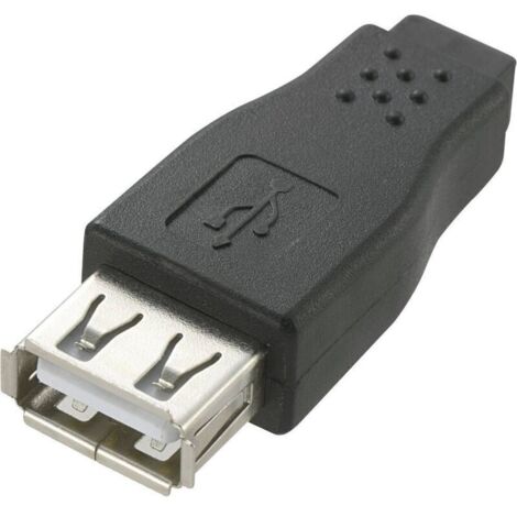 Adaptateur USB 2.0 femelle A vers femelle Mini-B – RF-4780816 – câble court 0,00 m, référence Y071762 (1/3)