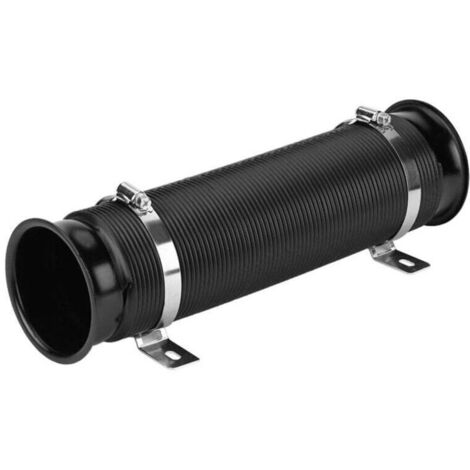 Kit d’admission d’air froid universel pour voiture – Tuyau flexible 76 mm (3 pouces), noir, haute résistance (1/4)