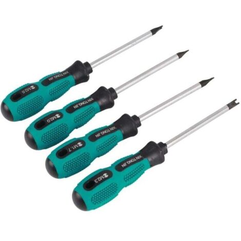Tournevis magnétiques en forme de fourche U – Lot de 4 pièces en acier CRV, outil manuel multifonctionnel pour bricolage (1/4)