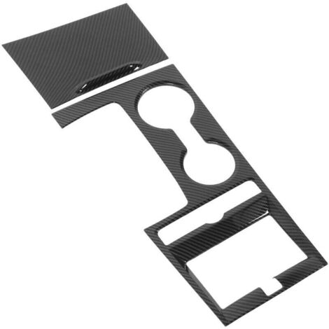 Housse en fibre de carbone pour levier de vitesse – Compatible Kia K5 (2019–2023), console centrale, design sportif et élégant (1/4)