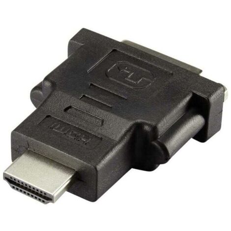 Adaptateur HDMI mâle vers DVI femelle 24+1 broches, noir – RF-4212231 (1/2)