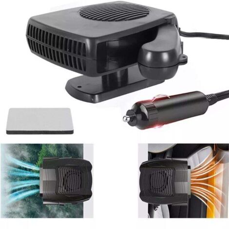 Chauffage portable 12 V – 200 W pour voiture, orientable à 360°, purificateur d’air et dégivreur anti-buée pour pare-brise (1/4)