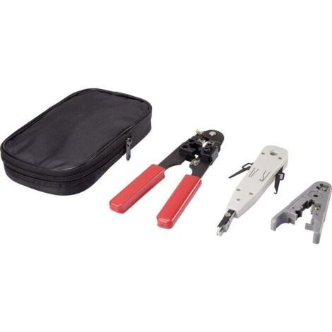 Kit d’outils réseau professionnel – RF-5047524 S524852, acier trempé, 12 pièces (1/4)