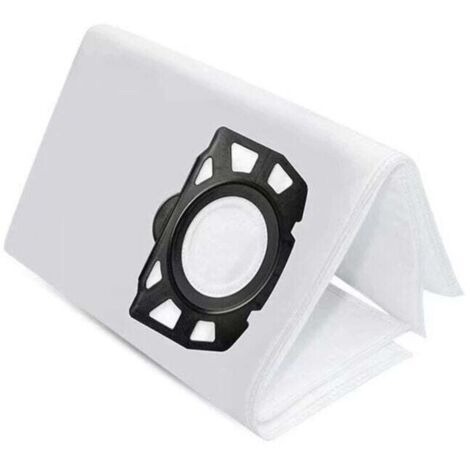 Sacs aspirateur compatibles Kärcher WD4/WD5/WD6/MV4/MV5/MV6 – Lot de 10, microfibre 5 couches, filtration 99,99 % (1/4)