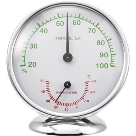 Thermo-hygromètre numérique précis avec boîtier aluminium – Modèle 6510 Alu A001041 (1/3)