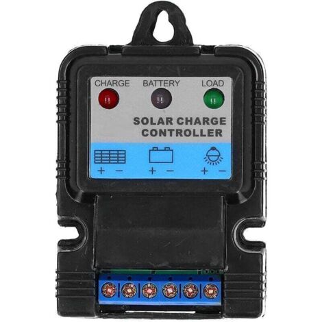 Contrôleur solaire 6 V / 12 V 5 A avec protection intelligente intégrée, régulation adaptative pour batteries au plomb et lithium (1/4)