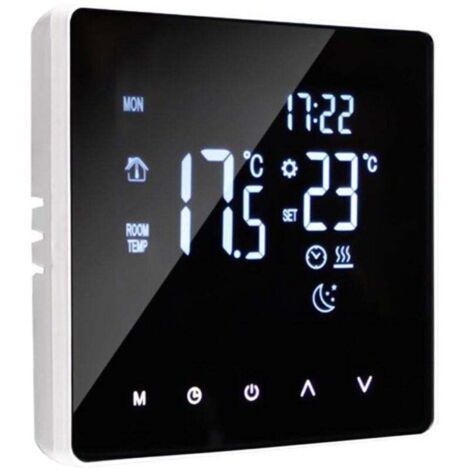 Thermostat intelligent programmable hebdomadaire avec écran tactile LCD rétroéclairé – Contrôle précis de la température pour maison (1/4)