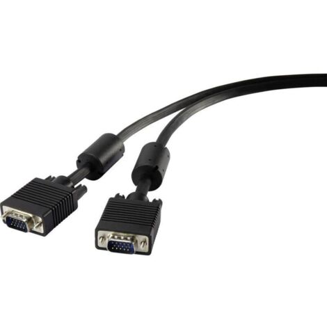 Câble de raccordement RF 1,80 m noir – Modèle RF-4212498 – Compatible appareils audio/vidéo – Qualité professionnelle (1/2)