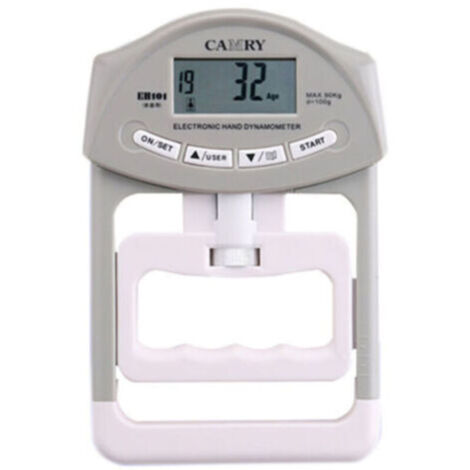 Dynamomètre numérique de préhension Camry – Précision 90 kg / 200 lbs, enregistrement automatique, affichage LCD clair (1/4)