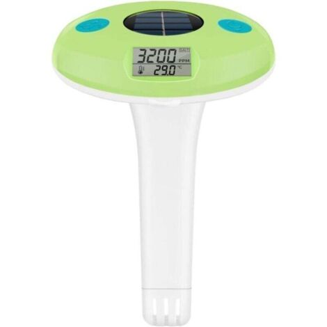 Thermomètre flottant solaire pour piscine – Affichage numérique clair, étanche IPX7, fonctionne sans piles – Pour piscines, étangs et aquariums (1/4)