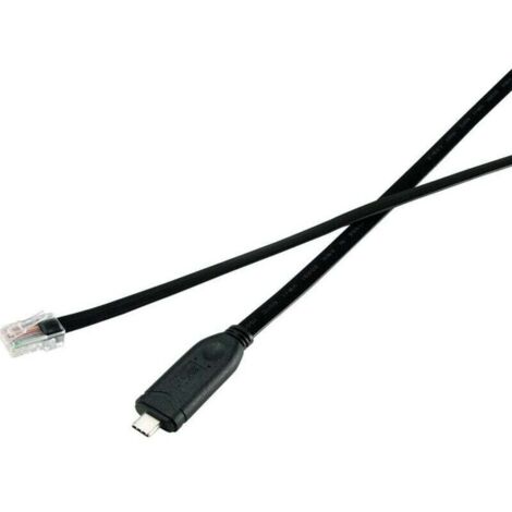 Adaptateur USB-C vers RJ45 (8P8C) – Câble noir 1,80 m – Modèle Q606872 (1/4)