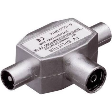 Répartiteur TNT pour antenne TV – Y007251, 4 voies, boîtier métallique robuste, installation facile et signal stable (1/2)