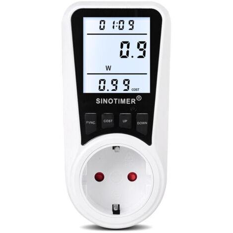 Compteur d’énergie intelligent – Modèle DDS109L 230 V EU, affichage rétroéclairé, mesure puissance/tension/courant/coût, 16 A (1/4)
