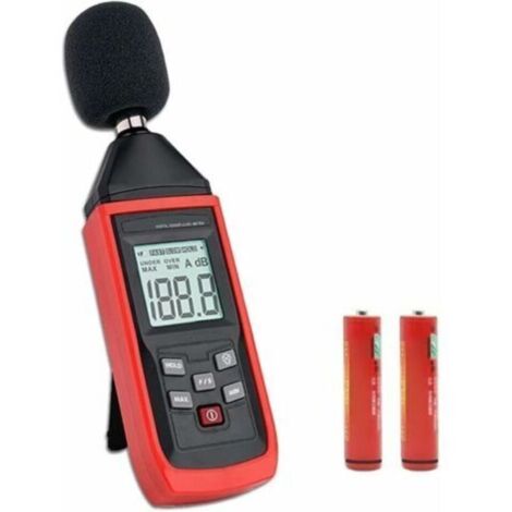 Sonometre numérique professionnel TA8151 – Plage 30 à 130 dB(A), écran LCD rétroéclairé, fonctions Max/Min et maintien de mesure (1/4)