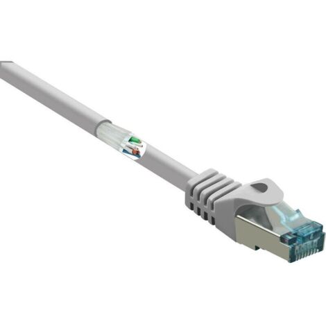 Câble réseau CAT 6a S/FTP ignifuge gris 10 m – RF-5043948 S590412 (1/4)