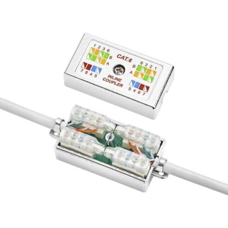 Boîtier de connexion sans outil pour câbles RJ45 Cat 6 – W617851, montage rapide, compatible réseau Ethernet haute performance