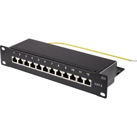 Panneau de brassage CAT 6 1 UH 254 mm (10 pouces) – Modèle A880082, montage facile et haute performance (1/4)