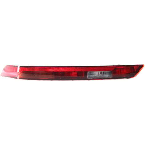 Réflecteur arrière gauche pour pare-chocs, compatible Audi Q5 (2018–2021), référence 80A945069, plastique noir, unité simple (1/4)
