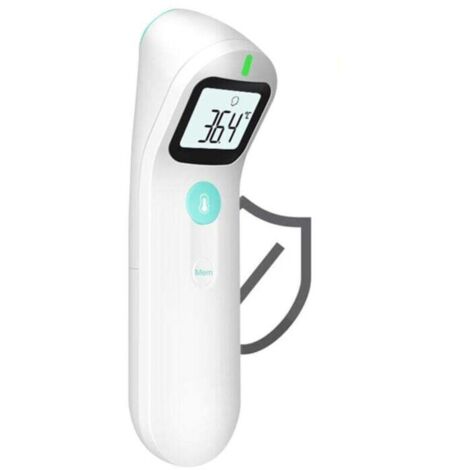 Thermomètre frontal sans contact numérique pour adultes, bébés et enfants – alarme haute température, précision médicale (1/4)