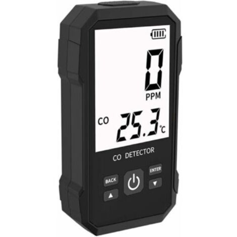 Détecteur portable de monoxyde de carbone et de gaz combustible – Alarme multifonction avec détection rapide de fuites de gaz naturel (1/4)