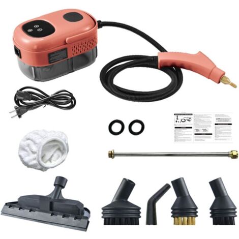 110V/220V Nettoyeur à vapeur manuel à haute pression et température Nettoyeur à vapeur commercial Climatiseur ménager Hotte de cuisine Nettoyeur à jet pour voiture-rose (1/4)