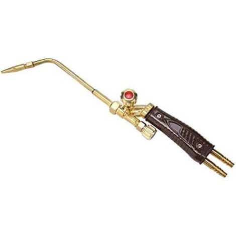 Chalumeau Torche de Soudage Oxi-Acétylène Oxypropane Soudeur à Air Résistant à la Chaleur pour Soudure à Injection (H01-6) (1/4)