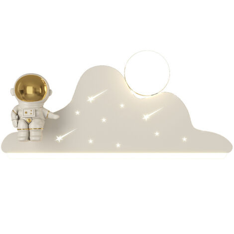 Astronaute LED Applique Murale Pour Chambre D'enfants Dimmable Chevet Applique Murale Projection Étoiles Veilleuse Blanc Contemporain Moderne Applique Murale (1/5)