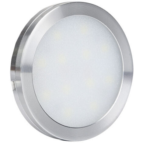 Lampe d'Armoire LED pour Cuisine et Atelier Barre Lumineuse Collée 2W Aluminium 12V (1/3)