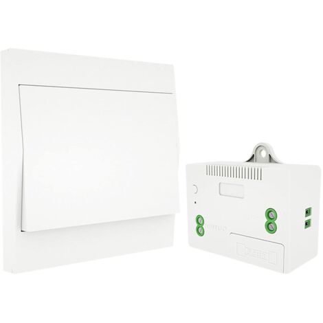 Interrupteur d'éclairage sans fil, Interrupteur Intelligent à télécommande Auto-alimenté RF433, Contrôleur de récepteur 2A, Pas de Batterie, Pas de câblage pour lampe jusqu'à 2000W (1/5)