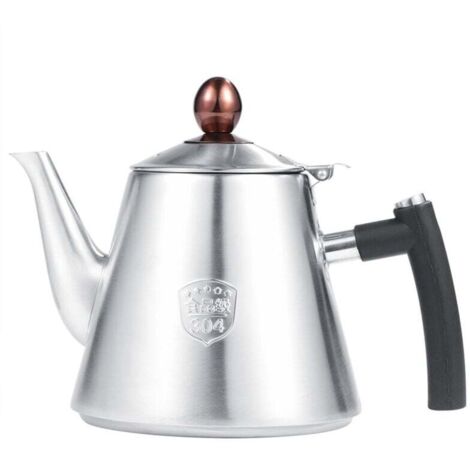 AIPERQ Eosnow 1.2L Acier Inoxydable Cuisinière Théière Thé Café Pot Bouilloire Résistant La Chaleur Poignée Mat (1/4)