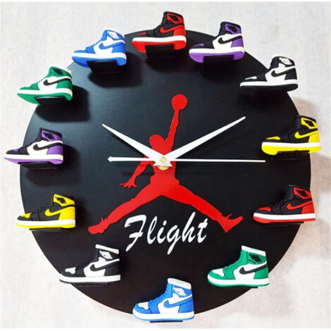 Maison 30 cm AJ1-12 horloge murale cadran horloge pour la maison salon chambre bureau café bar décoration (vol) (1/4)