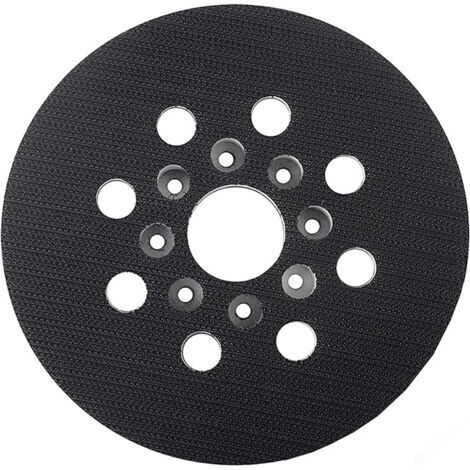 Aiperq Plateau et patin de ponçage125 mm Plateau de ponçage Compatible avec Bosch GEX 1251 AE, PEX 220 A, PEX 220 AE, Skil 7402/7490 (1/4)