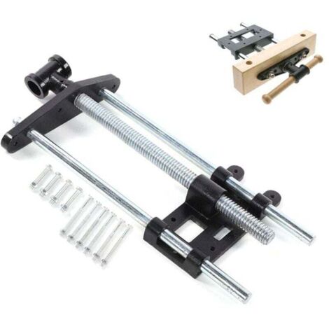 AIPERQ Étau d'établi étau Menuisier 10.5" Étau rotatif à 360 ° pour établi de travail Étau à Bois Étau Ajustable d'Établi de Table Étau inclinable étau de perceuse (1/4)